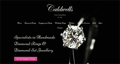 Desktop Screenshot of caldwellsjewellers.co.uk