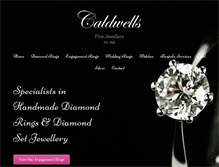 Tablet Screenshot of caldwellsjewellers.co.uk